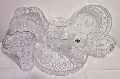 Selection Of Cute Glass And Crystal . Ten items various sizes