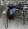 18” N/M Albion Legend Saddle. Dressage cut.
Stamped inside N~M~18 inch. In brown leather and Suede.Image - 3