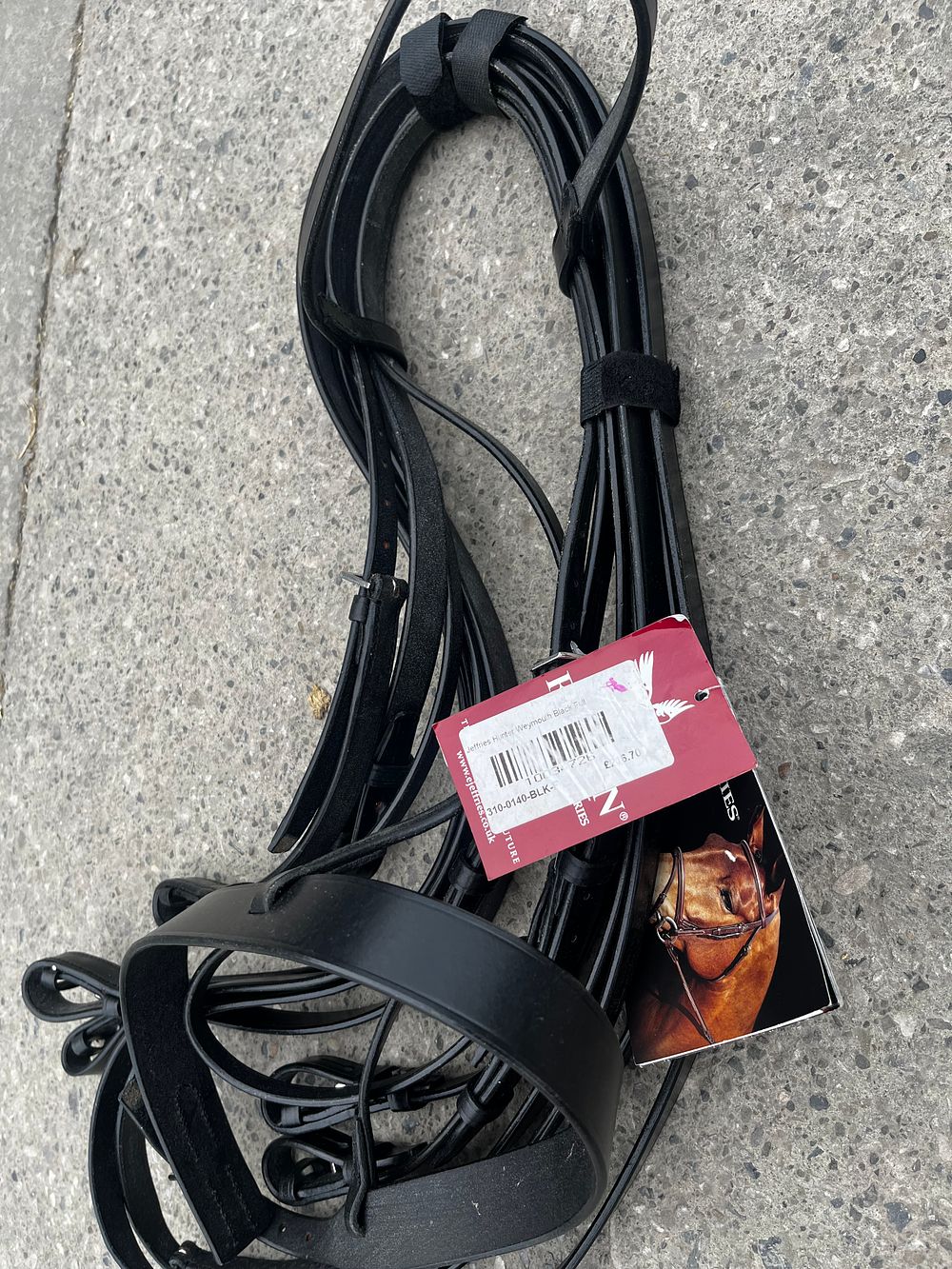 Jeffries Weymouth Full Size Bridle BNWT. Crafted in rich Havannah brown leather, comes complete 