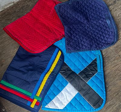 X4 Saddle Cloths. All cob size to include NagRags & Cottage Craft