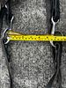 Black Leather Cob Bridle. Complete with rubber lined leather reins and hanging cheek french link Image - 4