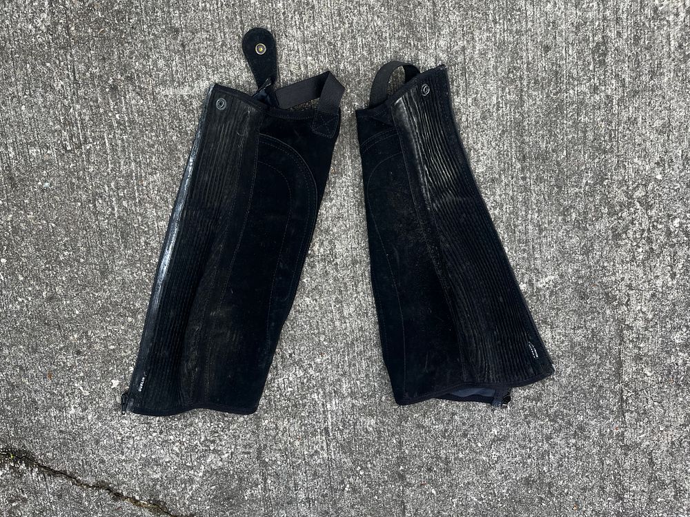 Dublin XW half Chaps. Adults, black