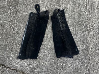 Dublin XW half Chaps. Adults, black