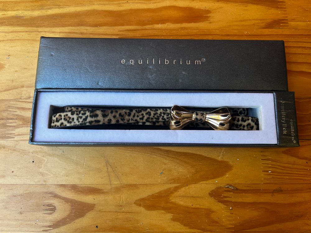 Equilibrium Women’s Belt. Brand new in box