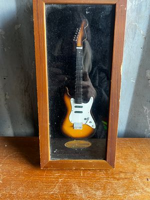 Guitar Classics Collection Mini Guitar. In box frame