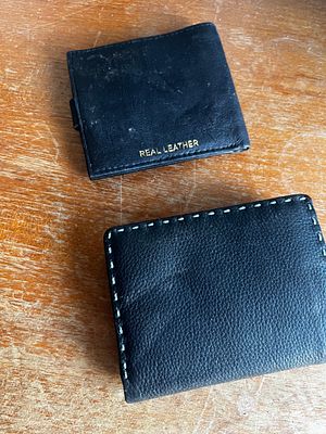 2 new leather wallets