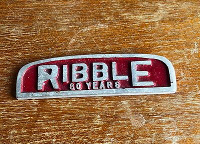 Ribble 80 Years Cast Sign