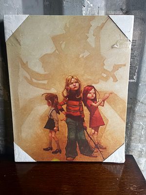 Charlie’s Angels / Gorillzs style Canvas. As new