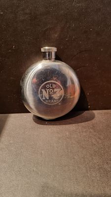 Jack Daniels hip flask. Jack Daniel's hip flask with no 7 
Design
