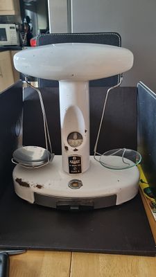 Vintage chemist scales. Set of vintage chemists 
Scales with drawers complete