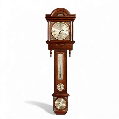 CAMBRIDGE. WEATHER STATION - wall-mounted, Cambridge brand, made of wood, with neoclassical 