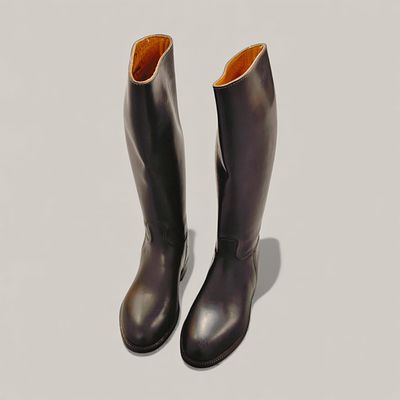 AIGLE. RIDING BOOTS - size 35, in rubber lined with leather and fabric, French, by the Aigle 