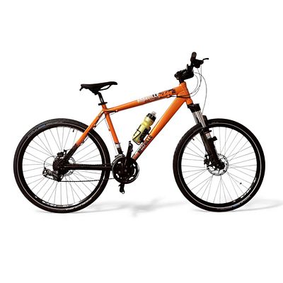 BICYCLE. Knoxville model, disc brakes, front suspension, Shimano gear, 26" wheel. Dim: 160 cm 