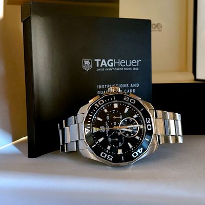TAG Heuer Aquaracer 300M
. TAG Heuer Aquaracer 300M watch, with documents and original box, with 