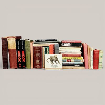 VARIOUS BOOKS. Set of approximately 30 various books, in English and French, some dictionaries. 