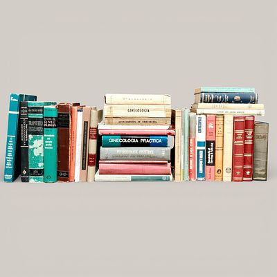 MEDICAL BOOKS. Set of approximately 33 books on Gynecology, Oncology and Others, in Portuguese 