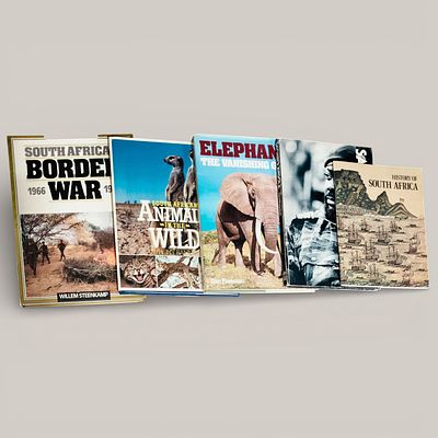 AFRICA. Set of 5 books about Africa, including "History of South Africa", "Savimbi's Angola" 