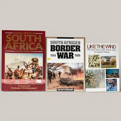 AFRICA. Set of 3 books about Africa, including "South Africa's Border War 1966/1989", "South 