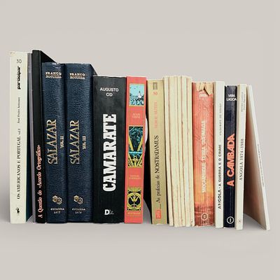 POLITICS. Set of 18 books, "Mozambique Scorched Earth", 
"Angola 1974-1988", "Camarate" 