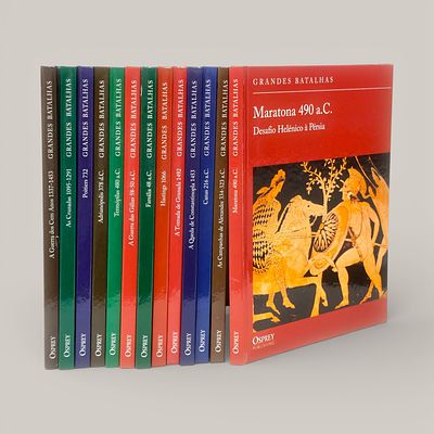 GREAT BATTLES. Set of 13 books, “GREAT BATTLES” collection 
Osprey Publishing 
Publisher's 