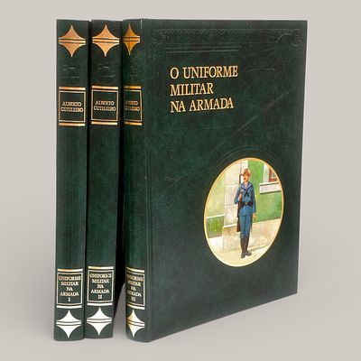 THE MILITARY UNIFORM IN THE NAVY. Set of 3 volumes “The Military Uniform in the Navy” 
Three 