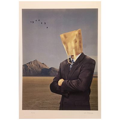 MR STRANGE. IncognitoGicl&eacute;e technique on paperDimensions: 70x50 cmN 5/30