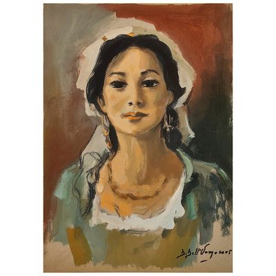 DANIEL DELL UOMO. Untitled Gouache technique on card Dimensions: 51x35.5 cm 2005