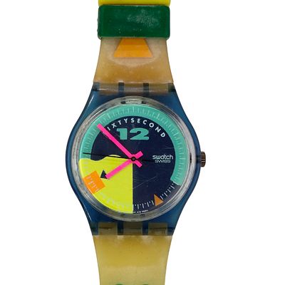 SWATCH AG1991. Original Swiss Made SWATCH AG1991 wrist watch - "Nosewheelie GN115 Model" - In 