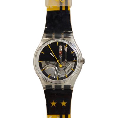 SWATCH AG1996 original Swiss Made wristwatch - "Access JUVECENTUS SKZ106 Model" - In original 