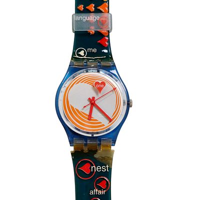 SWATCH AG1999 original Swiss Made wristwatch - "HEARTBEAT GN187 Model" VALENTINE'S DAY - In 