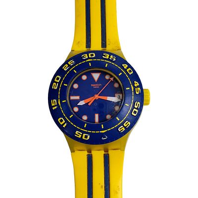 SWATCH AG2013. Original Swiss Made SWATCH AG2013 wristwatch - Model "SCUBA LIBRE PLAYERO 