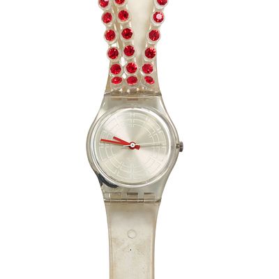 SWATCH AG2000. Original Swiss Made SWATCH AG2000 wristwatch - Model "RUBINIA LK187" - In its 