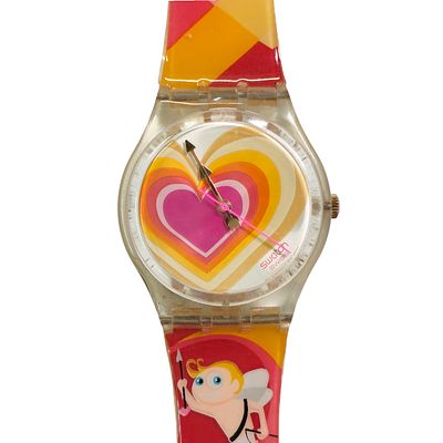 SWATCH AG2002. Original Swiss Made SWATCH AG2002 wristwatch - Model "AIMING FOR YOUR HEART 