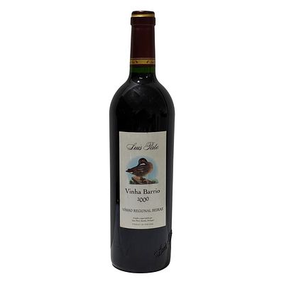 LUIS PATO RED WINE. 2000 Luis Pato Vinha Barrio red wine. Volume: 75cl. Alcohol content: 12.5% vol.