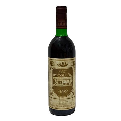 BACALH&Ocirc;A RED WINE. Quinta da Bacalh&ocirc;a 1989. Volume: 75cl. Alcohol content: 12% vol.