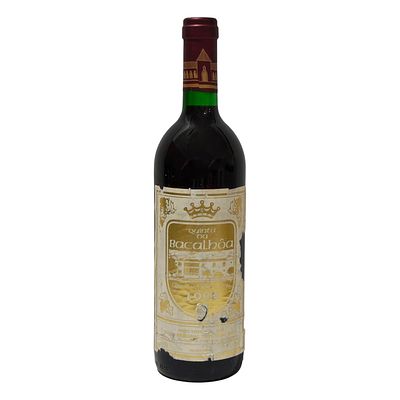 BACALH&Ocirc;A RED WINE. Quinta da Bacalh&ocirc;a 1998. Volume: 75cl. Alcohol content: 12.5% vol.