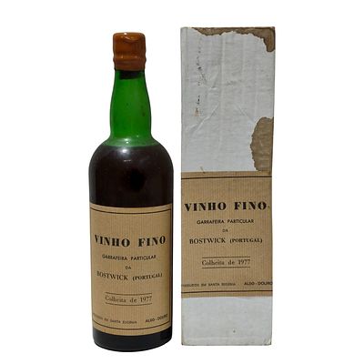 FINE WINE. Bostwick (Portugal) Private Cellar Fine Wine, 1977 harvest. Volume: 75cl.