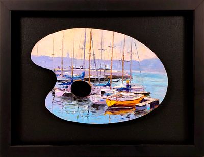 MOTA URGEIRO. Mota Urgeiro Oil on wooden palette. Signature not visible. Dimensions: 20x30cm. 