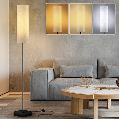 FLOOR LAMP. LED floor lamp for living room with 3 color temperatures (3000-6500 K), 12 W, E27 