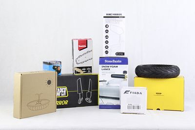 MYSTERY BOX. Mystery Box with a varied selection of items from different categories, such as 