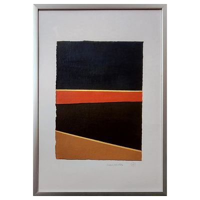 MARIANA M., Fragments, acrylic on paper. Dimensions: 19&times;14 cm (image) 31&times;22 cm (frame).