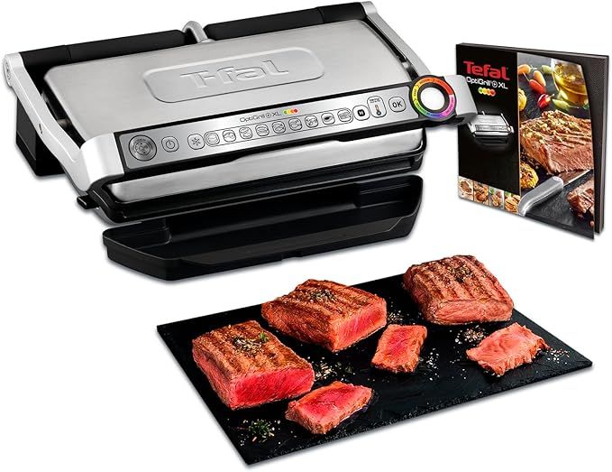 TEFAL OPTIGRILL XL GC722D GRILL 2000W. Tefal OptiGrill XL GC722D contact grill with 2000W power 