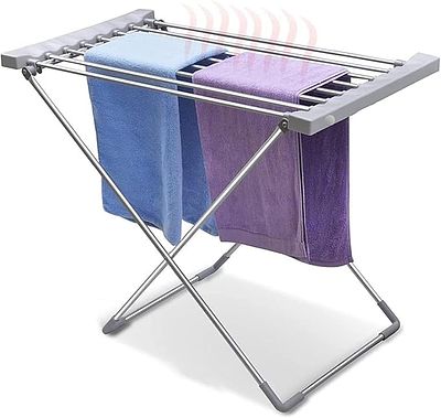 ESTENDAL EL&Eacute;TRICO AQUECIDO DOBR&Aacute;VEL 100W PARA SECAGEM DE ROUPA. Estendal el&eacute;trico aquecido com 