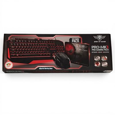 PRO-MK3 SPIRIT OF GAME. Spirit of Gamer PRO-MK3 Pro Gaming Pack, a 3-in-1 set, pack includes a 