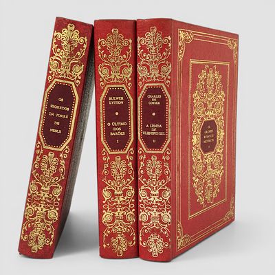 THE GREAT HISTORICAL NOVELS BOOKS. Set of 3 volumes, 7-11-16, titles such as "The Last of the 