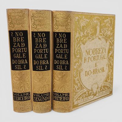 BOOKS NOBILITY OF PORTUGAL AND BRAZIL. Set of 3 volumes Nobility of Portugal and Brazil 