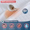 WRAPPYBAG MATTRESS PROTECTOR 160X200. Fully waterproof mattress cover, protects against dust Image - 1