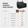 WUGLO DOG SAFETY BELT. Robust and waterproof car seat for medium and large dogs up to 26 kg Image - 1
