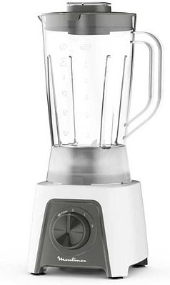 MOULINEX BLENDER 450W. Jug blender with 450 W and 1.5 L capacity, equipped with 2 speeds, ice 