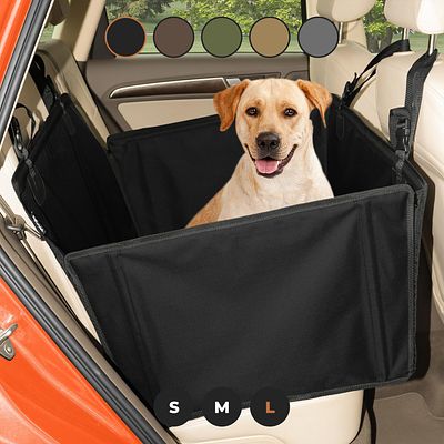 WUGLO DOG SEAT BELT. Robust and waterproof car seat for medium and large dogs up to 26 kg, with 